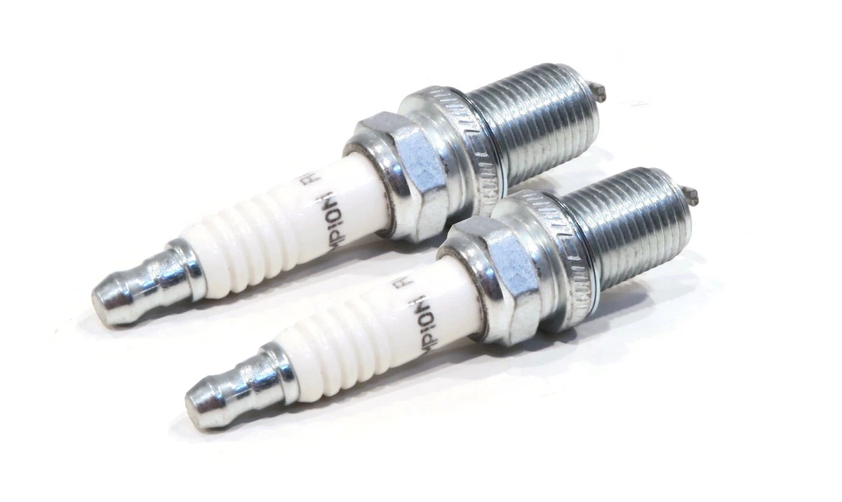 Pack of 2 Champion Spark Plugs for Husqvarna 531308128 Lawn Mower Power Tool