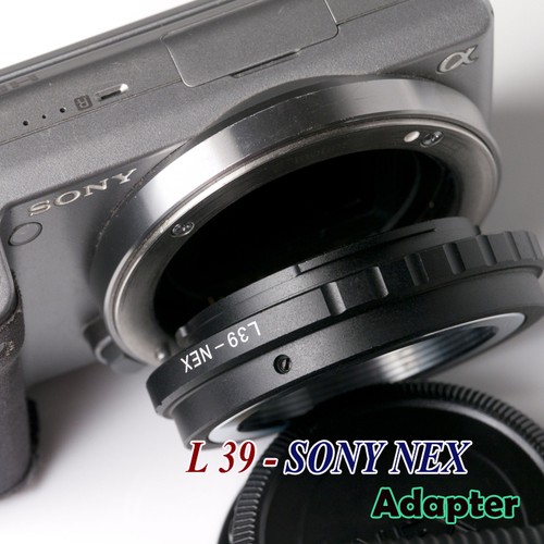 Bokkeh LTM L39-SONY E NEX Lens Adapter Black for Leica 39 RF - Picture 2 of 3