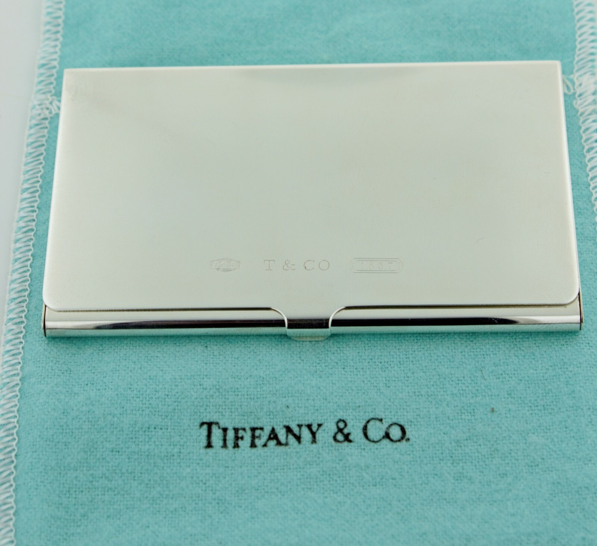 Tiffany & Co. Sterling Silver 1837 Business Card Case Holder | eBay