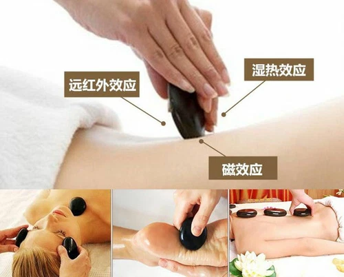 CE 20Pcs Energy Hot Stone Hot Basalt Stone Massage Therapy With Heating Box Kit - Picture 4 of 6