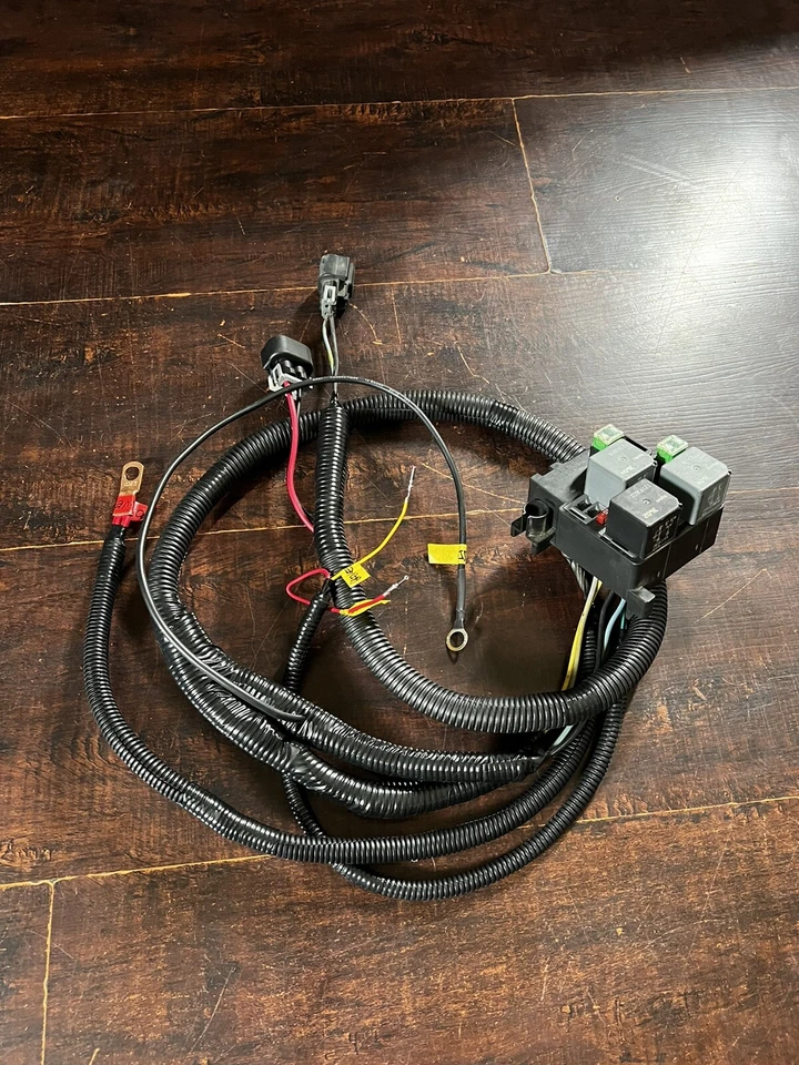 Arnés de ventiladores eléctricos Silverado Tahoe GMC rediseñado acortado independiente OEM Foto 4 de 4