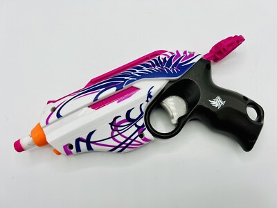 Nerf Dart Gun Rebelle Pink/White/Purple Single Shot Blaster 2013