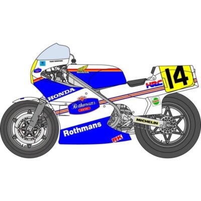 Museum collection Decal 1/12 Honda NS500'85 Katayama White