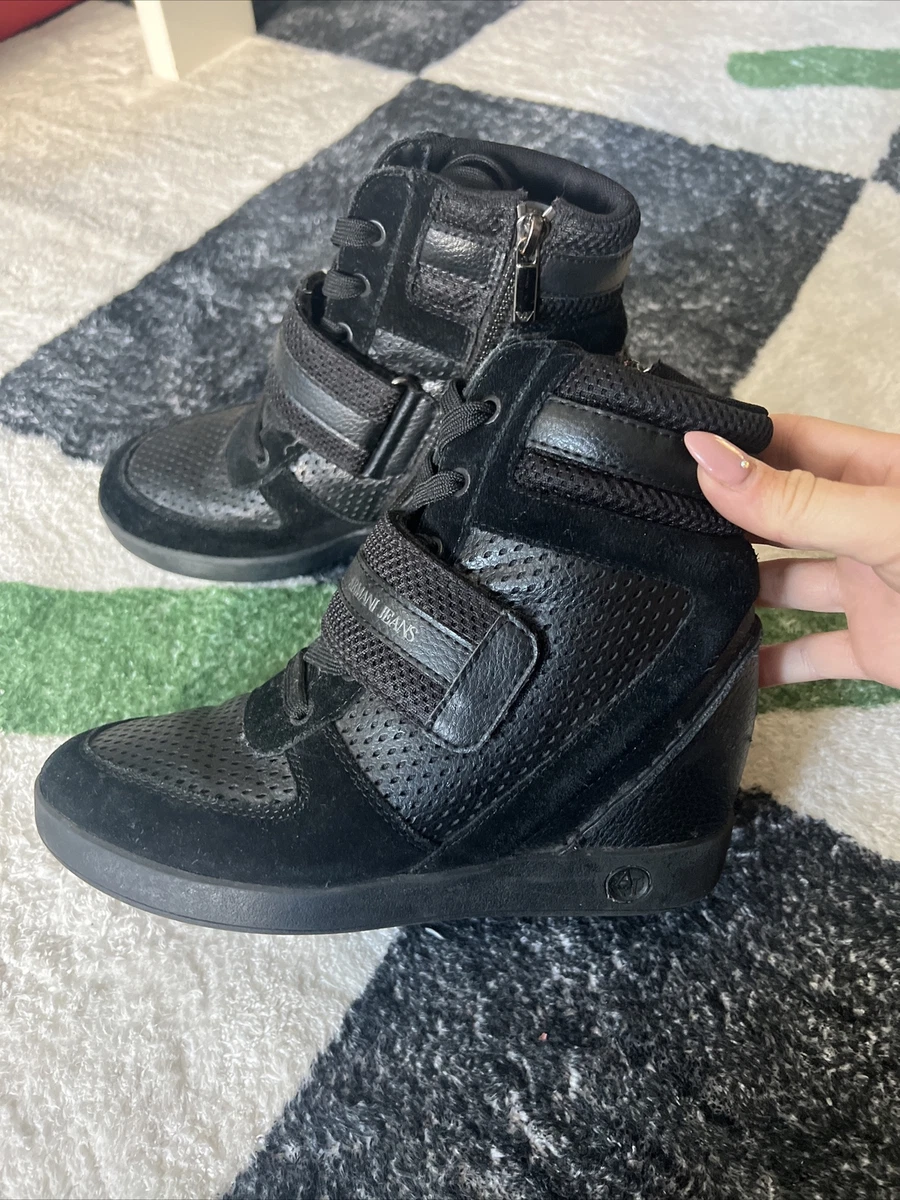 Armani clearance wedge sneakers
