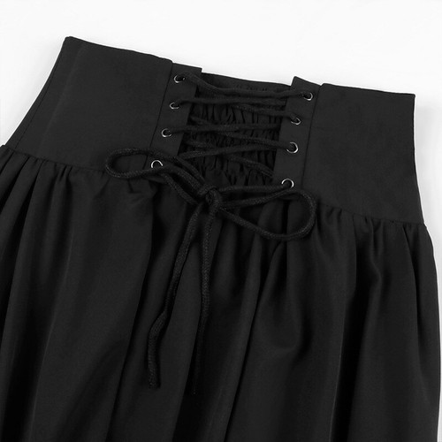 Medieval Retro Gothic Skirt with Waist Plus Size Women Dress Cosplay Costumes - Picture 9 of 27