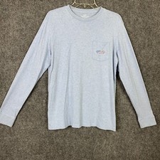 Vineyard Vines Long Sleeve Tee Youth XL 18 Patriotic Flag Logo Graphic