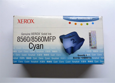 Original Xerox Solid Ink 108R00723 cyan Phaser 8560 8560MFP - 3 Stick --- in OVP
