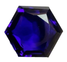 AAA+ Large Blue Tanzanite 93.1 Ct. Hexagon Cut Loose Gemstone for Ring & Pendant