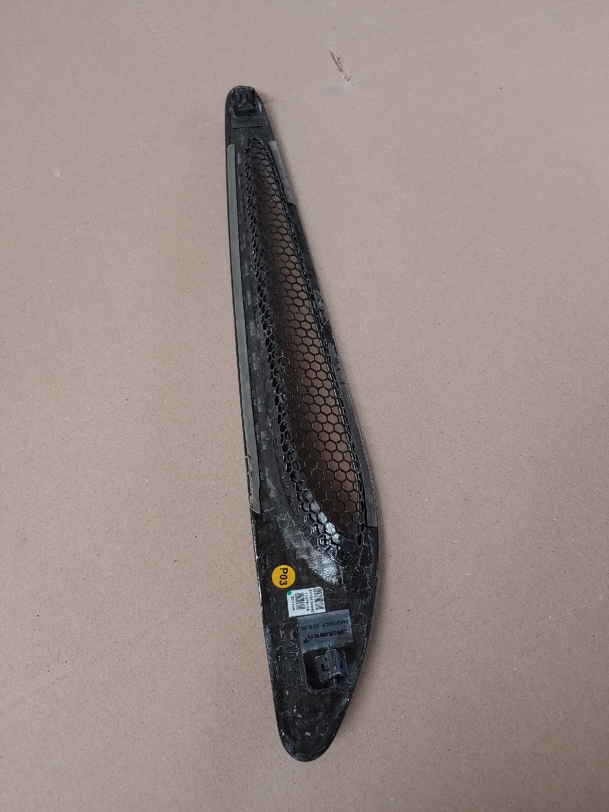 2018 Mclaren 720 720s Passenger Right Hood Vent 14A2694CP_CFG.03