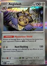 134/182 AEGISLASH | RARE HOLO | PARADOX RIFT POKEMON CARD
