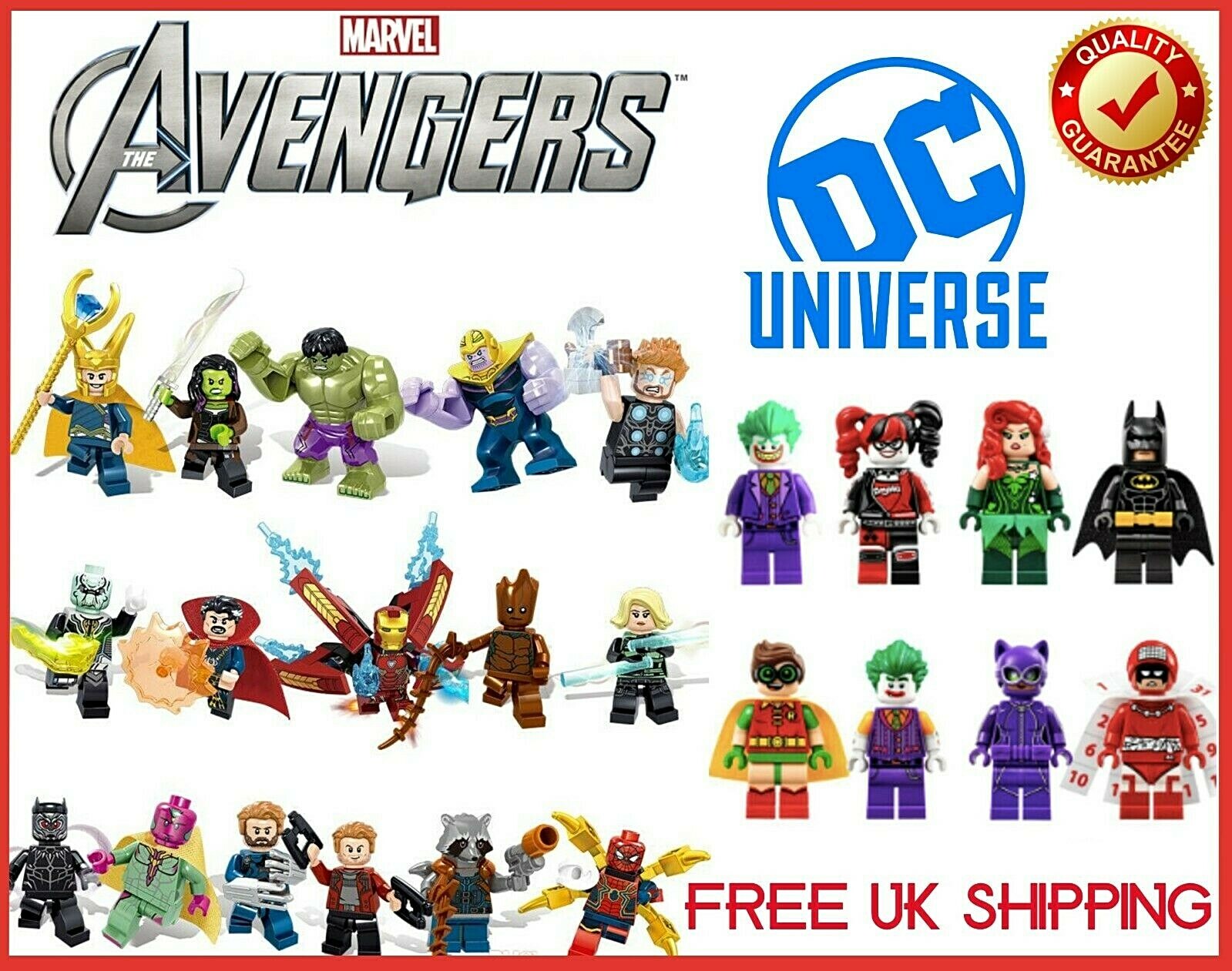 minecraft superhero figures