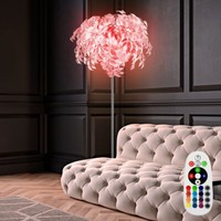 Led Steh Lampe Dimmbar BläTter Farbwechsel Leuchte Beleuchtung Rgb Big Light
