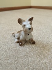 VTG FIGURINE SCOTTIE DOG/PUPPY CREAM/BROWN JAPAN ADORABLE SPECIAL FUN KITSCH