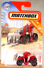 2018 Matchbox 38/100 MBX Construction 12/20 LOAD LIFTER Red-White w/BlkFlowerSp