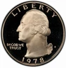 Washington Quarter Proof Lot PCGS 1978 S PR 70 Deep Cameo Uncirculated 25c Coin