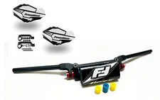 Fasst Flexx 14 Low Handlebars Black White Powermadd Sentinel Hand guards ATV