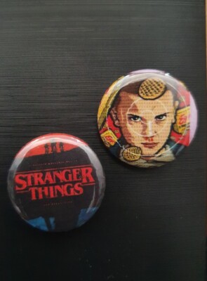 STRANGER THINGS Buttons Pins Anstecker Fanartikel Merchandise Eleven 11 