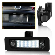 2Pcs Full LED License Plate Tag Light For Ford Mustang Focus Fusion Flex Taurus