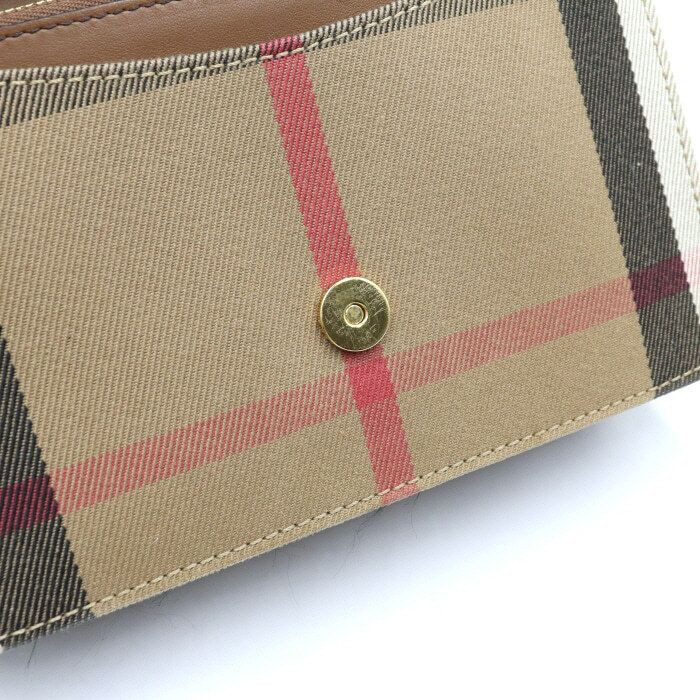 Burberry Brown Leather Check New Hampshire Mini Crossbody Burberry Brown Leather Check New Hampshire Mini Crossbody