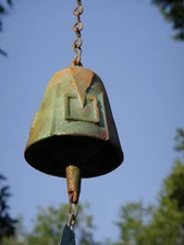 Paolo Soleri 10" Bronze Wind Bell - 2.5" Bell Lovely Markings, Tone & Patina NEW