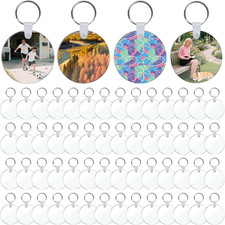 150Pcs/180Pcs/210Pcs Acrylic Sublimation Keychain Bulk for Christmas Tree Decor,