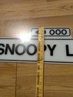 Snoopy Lane Street Sign Plastic Heavy Duty — photo 3