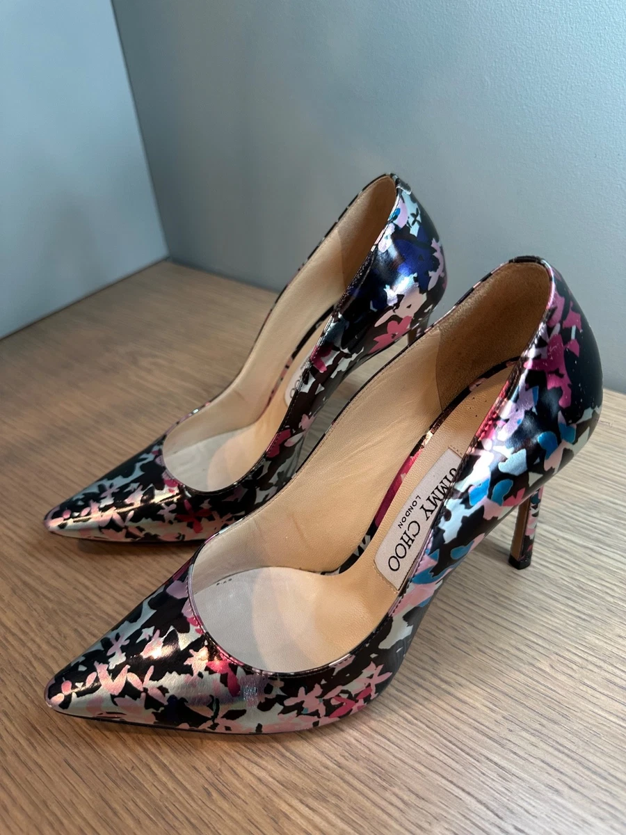 Jimmy Choo Floral High (3-3.9 in) Heel Height Heels for Women for