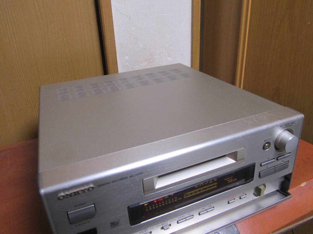 値下げ中　 オンキョー MD-122MX MDデッキ ONKYO MD-122MX Minidisc MD Recorder Player Deck Tested MDLP