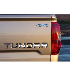 Black USA Flag 3D Raised Tailgate Insert Letters for 2014-2020 2021 TYT Tundra