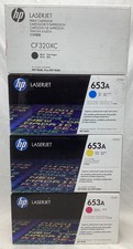 Set Of 4 Genuine HP 653A Toner / Print Cartridges CF320X CF321A CF322A CF323A