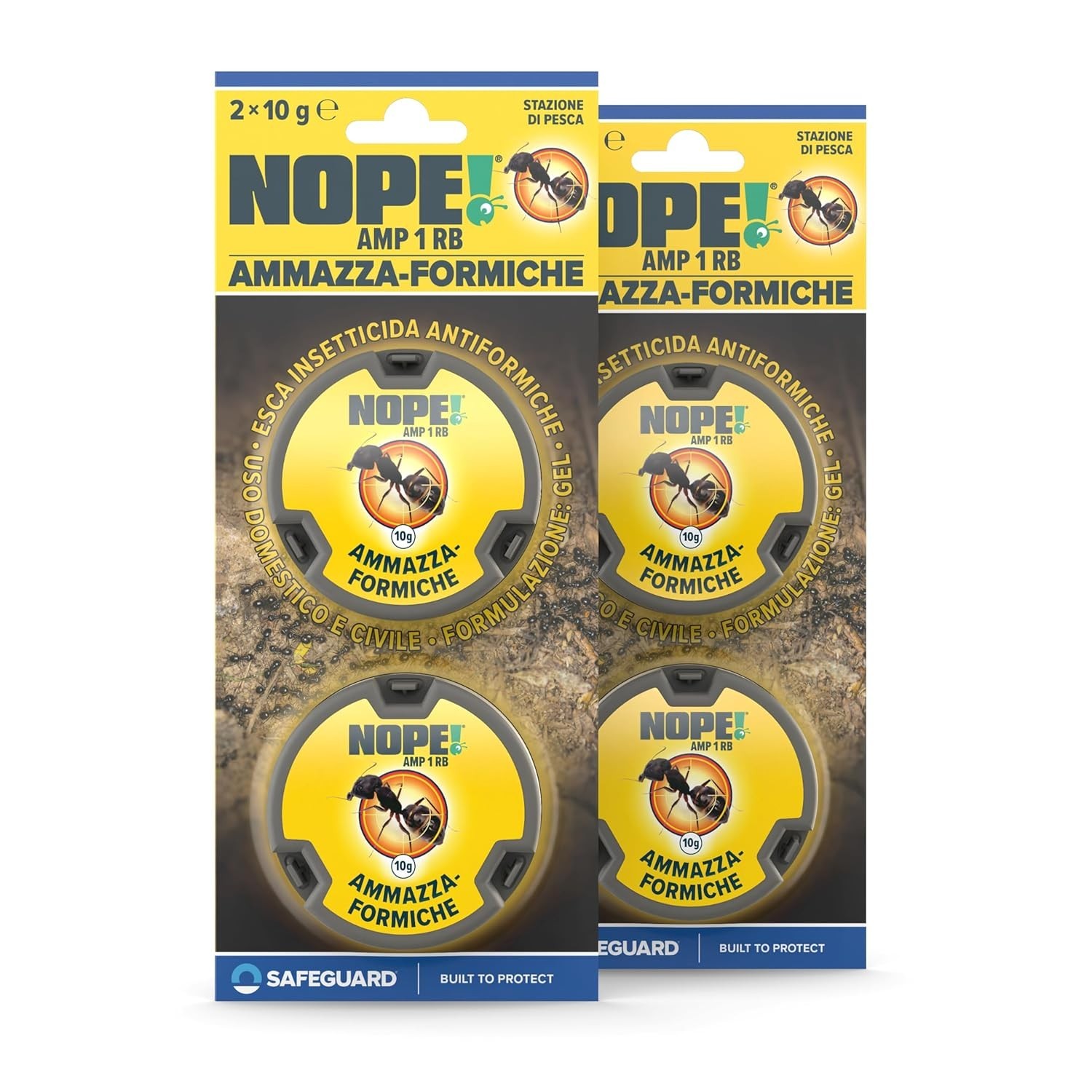 NOPE! Antiformiche Trappola Esche Insetticida  2x2 - Ammazza Formiche Casa