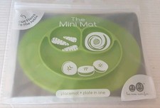 The Mini Mat Baby Toddler Silicone Bowl and Plate Food Placemat Suction BPA FREE