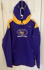 Vintage Northern Iowa Wrestling Sweatshirt Hoodie Nike Team EMBROIDERED XL Nice!