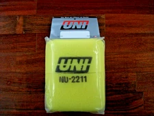 Yamaha MX250 MX360 Air Cleaner 1969 - 1971  UNI NU-2211 Air Filter & Cage AHRMA