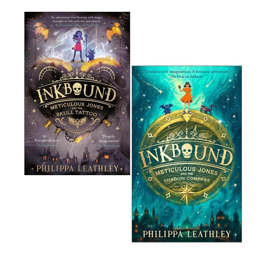 Inkbound Series 2 Books Collection Set by Philippa Leathley Meticulous Jones