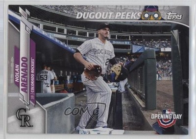 2020 Topps Opening Day Dugout Peeks Nolan Arenado #DP-16 7xr