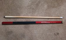 Vintage Y2K Budweiser Beer Billiards Cue 2 Piece Pool Stick 56.5 Inch Long 