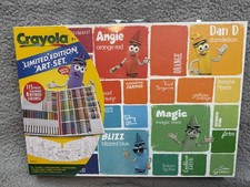 Crayola Limited Edition Art Set 115 Piece 8 Retired Colors Kids Kit Crayons