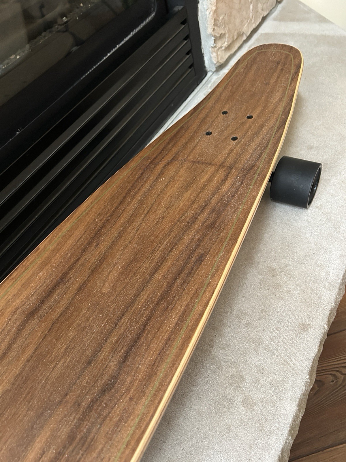 Z-Flex Ruins to Roses Roundtail longboard.