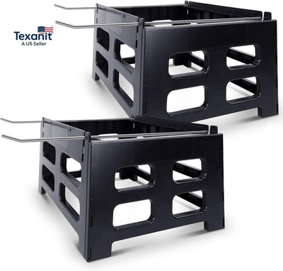 10 Frame Bee Hive Stand 22.44 X 16.73 X 12.99 Inch Black Plastic Hive Stand Fram