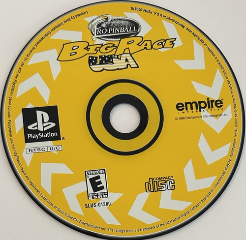 Pro Pinball: Big Race USA (Sony PlayStation 1, 2000)