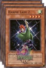 X3 Playset 1st Ed Harpie Lady 2 RDS-EN018 Yugioh