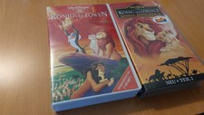 Walt Disney König der Löwen 1&2 VHS Videokassetten