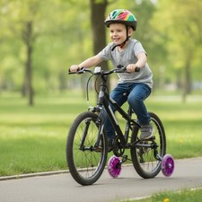 Universal Training Wheels Setup for Safe Riding - Fits 12 to 20 Inch Bikes