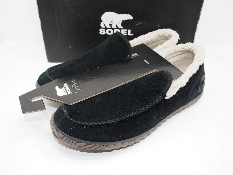Zapatillas para hombre SOREL Dude Moc negras talla 10 Foto 3 de 4