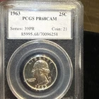 1963 Silver Proof Washington Quarter PCGS PR68