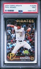PAUL SKENES 2024 TOPPS UPDATE #US288 ROOKIE RC PSA 9 Pirates