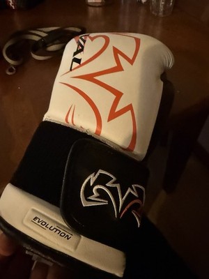 RIVAL Boxing RS11V Evolution Sparring Gloves Extra-Thick 2 Padding V-Strap White
