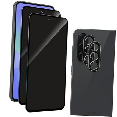 2 Pack Privacy Screen Protector for 5G with 2 Pack Samsung Galaxy A36 Black
