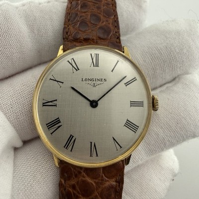 Longines Ultra Thin Mechanical Men Wrist Watch Cr. 1960 17 jewel